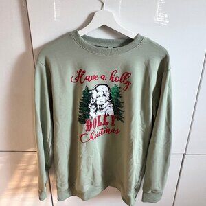 Have a Holly Dolly Christmas sweatshirt - Medium